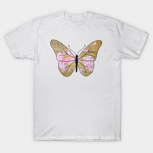 Schmetterling zwischen den Zeilen T-Shirt